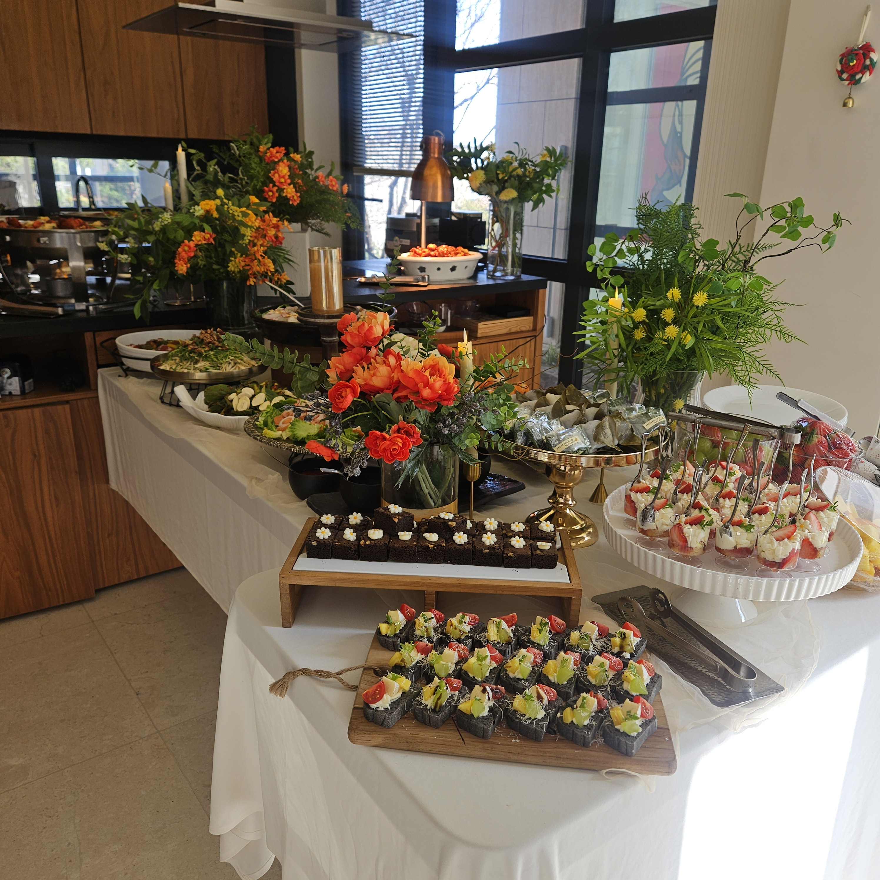 홈파티 케이터링 세팅